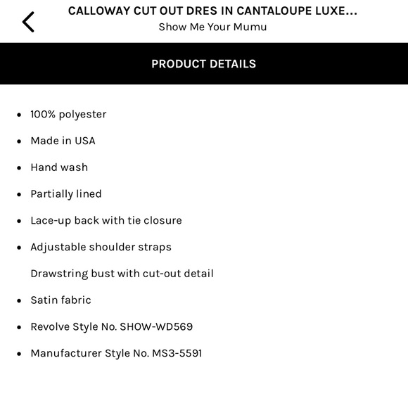 Show me your mumu, CALLOWAY CUT OUT DRESS - Picture 5 of 8